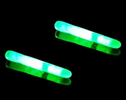 KENGEL 50pcs Diameter 4.5mm Float Glow Stick Night Fishing Green