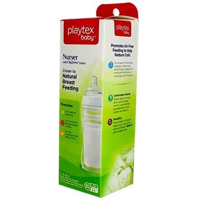 Playtex Drop-Ins Premium Nurser Bottle, 4 Ounce (Colors and packaging may  vary) (Discontinued by Manufacturer)