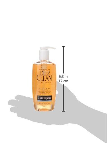 Neutrogena Deep Clean Daily Facial Cleanser with Beta Hydroxy Acid for  Normal to Oily Skin Alcohol-Free Oil-Free & Non-Comedogenic 6.7 fl. oz