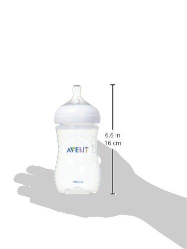 Philips Avent Natural Baby Bottle 9 Ounce 1 Pack 1 Count (Pack of 1) Clear