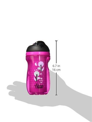 Tommee Tippee Insulated Toddler 12+ Month Easy Grab & Clean Sippy Cup Pink  NEW