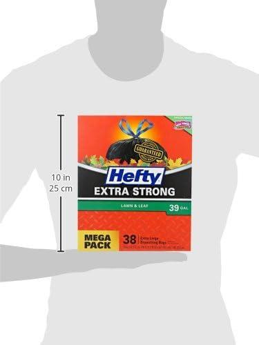  Hefty Ultra Strong Lawn and Leaf Large Trash Bags, 39