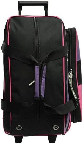 Pyramid Path Triple Tote Roller Plus Black/Hot Pink-Bowling Bags