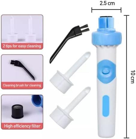 Electric Cordless Vacuum Ear Cleaner Wax Remover Safety Painless Cleaning  Device