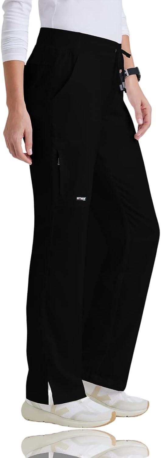  Grey's Anatomy Women's GRP119 Avana Drawstring/Elastic Waist  Cargo Scrub Pant-New Royal-X-Small Tall: Clothing, Shoes & Jewelry