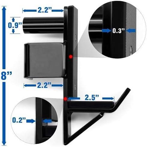 2x2 J-Hooks Power Rack Attachment Barbell Holder/Squat Rack