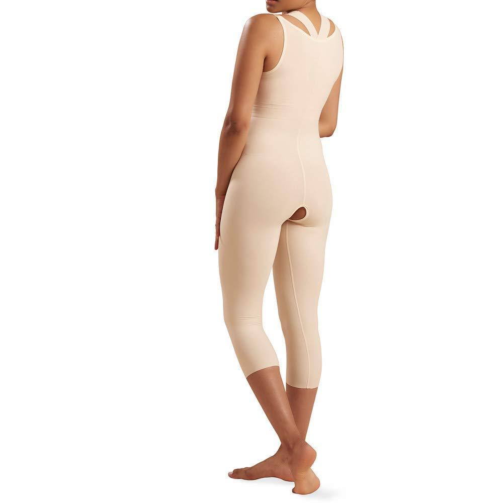 Marena Recovery Mid-Calf-Length Girdle High-Back, Stage 2 (pull on), M,  Beige Beige Medium