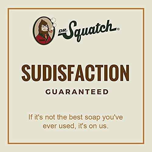 Dr. Squatch All Natural Bar Soap for Men with Zero Grit 3 Pack