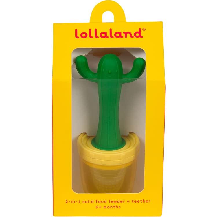 Lollaland 2-in-1 Solid Food Feeder + Cactus Teether