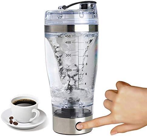 Hi、FANCY Electric Shake Bottle Leak-proof IPX5 Waterproof 380ML Blending  Milk Cup Automatic Protein Powder Shaker Drink Mixer 