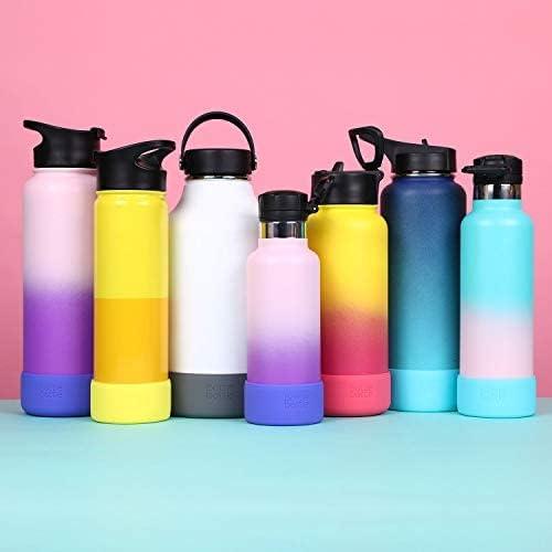 Protective Silicone Sleeve Boot 32oz 40oz Wide Mouth Water Bottle for Hydro Flask,Simple Modern,Takeya,MIRA, Iron Flask and Flask Rubber Boot BPA Free