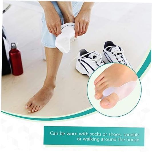 Frackson 1 Pcs Toe straightener bunion corrector for women splint with toe  fracture support and foot support for pain relief toe separator for women