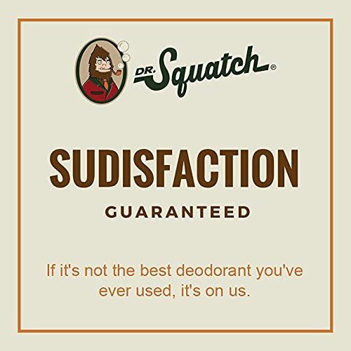 Dr. Squatch Deodorant Wood Barrel Bourbon 3pk Mens Natural 2.65oz No  Aluminum