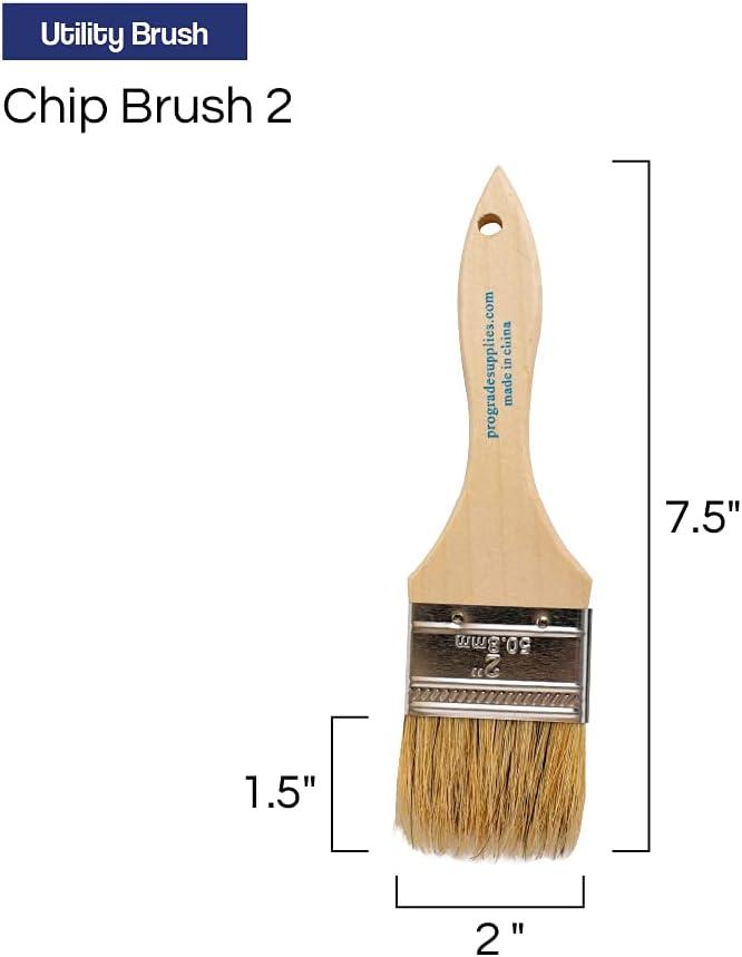 1-1/2 in. Natural Bristle Paint Brush / Chip Brush (box/36)