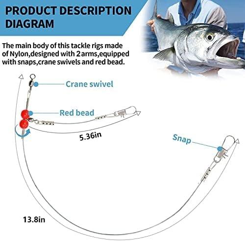 Leader Bracelet | Superior Construction | Made for Saltwater | Monofilament  Fishing Leader Line | Easy to Use | Boating & Fishing Accessories