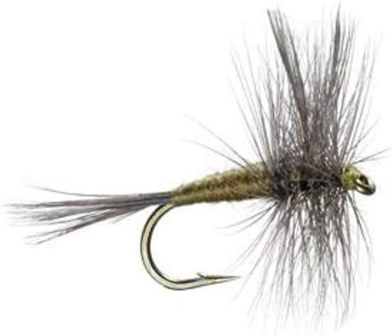  The Fly Fishing Place Adams Classic Trout Dry Fly Fishing Flies  - Set of 4 Flies Hook Size 10 : Sports & Outdoors