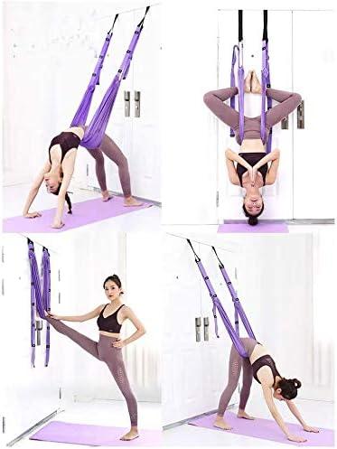 Waist Back Leg Stretch Strap/Yoga Fitness Band, Leg Stretching Assist  Trainer, Yoga Stretcher, Back Bend Split Inversion Strap for Fitness,  Dance, Ballet, Gymnastics-purple 