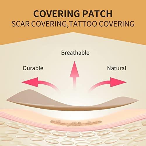 Tattoo Cover Up Sticker, Ultra-Thin Flaw Concealer Sticker Patch for Tattoo  Scar and Birthmarks, 6Pcs