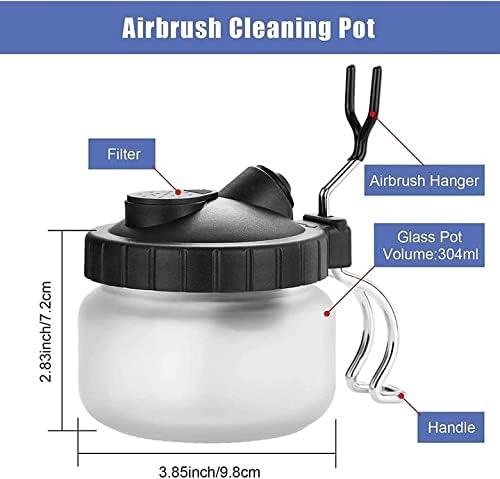Airbrush Cleaning Brush, Needle Nozzle Brush Set