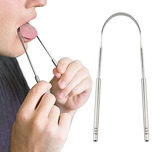 Tongue Scraper Cleaner Stainless Steel for Oral Hygeine and Fresher Breath