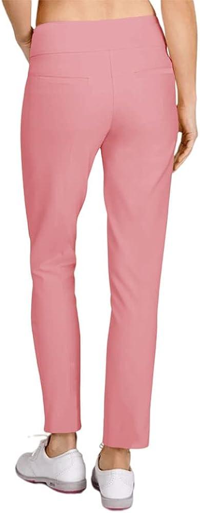 Aurgelmir Womens Golf Pants Lightweight Stretch Yoga Workout Pants Straight  Leg Work Pants Pink Small