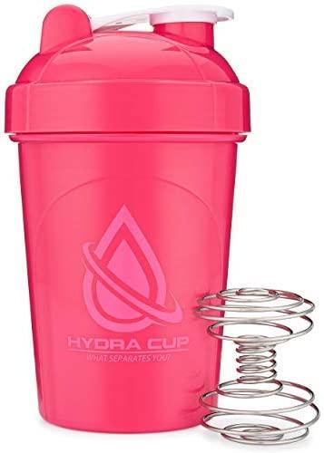 Hydracup [5 Pack] - 20 oz OG Shaker Bottle for Protein Powder Shakes &  Mixes, Dual Blender, Wire Whi…See more Hydracup [5 Pack] - 20 oz OG Shaker