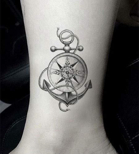 Compass Temporary Tattoo by @ihatematthewstella - Tattoogrid.net