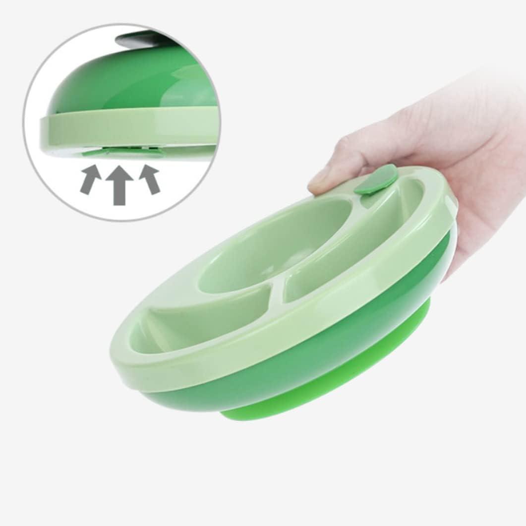 1pc Children's Fish Shaped Divided Pp Plate Suitable For Baby Feeding  Utensils