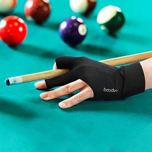 Toddmomy 2 Pairs Billiards Table Tennis Gloves Pool Table Sports Pool  Gloves Snooker Sports Gloves wear-Resistant cue Gloves Professional  Billiard