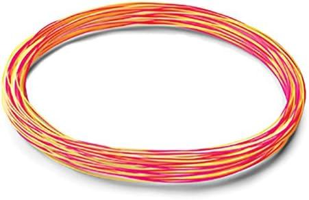 RIO Products Tippet 2-Tone Indicator Tippet 2X, Fluorescent pink and yellow
