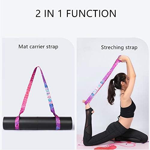 YOGAER Yoga Mat Carrier Strap, Adjustable Thick Straps Sling for