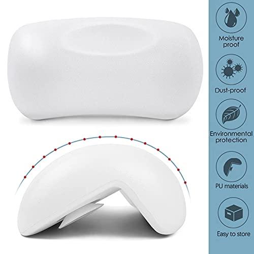 Hot-Spa Bath tub Pillow PU Bath Cushion With Non-Slip Suction Cups,  Ergonomic Home Spa Headrest For Relaxing Head, Neck, Back An - Price  history & Review