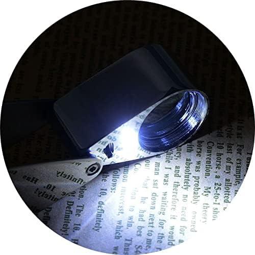2) 30X Jewelers Loupe Magnifying Jewelry Loop Eye Pocket Magnifier Glass  Light