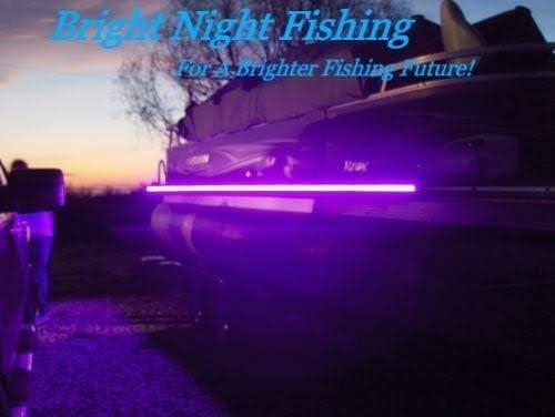 Green LED Light Night Fishing LED Strip UV Ultraviolet boat bass fishing  12v DC