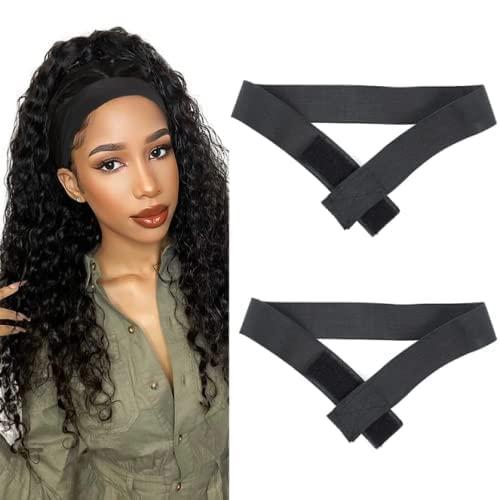 Wig Bands For Edges Lace Band With Ear Muffs Black Melting Band For Lace Wig  Adjustable Elastic Bands With Merry Christmas Print - AliExpress