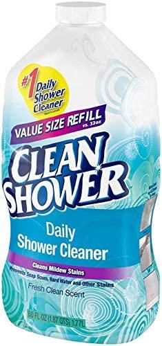 Clean Shower Daily Shower Cleaner Refill 60oz (Packaging May Vary)