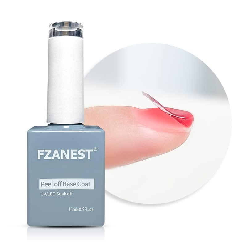 FZANEST Peel Off Gel Base Coat For Gel Nail Polish 15ml UV LED
