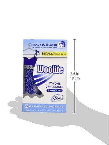 Woolite At-Home Dry Cleaner, Fresh Scent - 6 Cloths