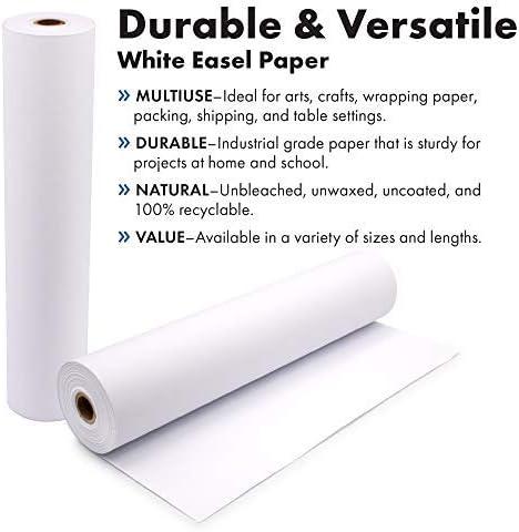Durable Art Easel Paper Roll for Crafts, Drawing & Painting | Ideal for  Kids Projects | 17.75 inches x 100 feet | by Paper Pros
