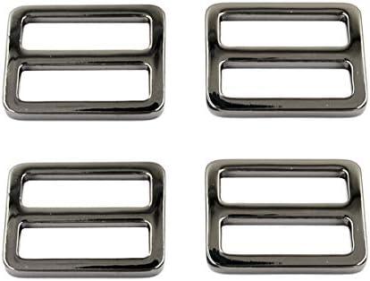 25pcs 1 Inch Metal Adjustable Slide Buckles Adjuster Suspender