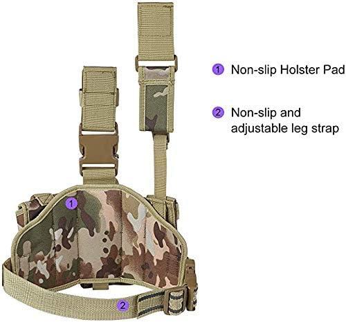Drop Leg Holster Black  Warrior Assault Systems