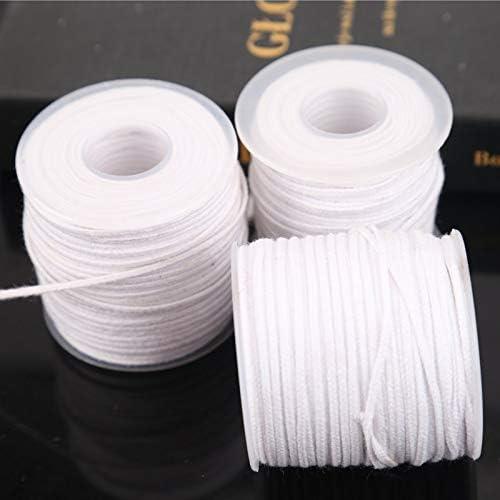 Cotton Candle Wick Wix Spool 200 ft Braided Candle Thread Wick Roll 35 ...