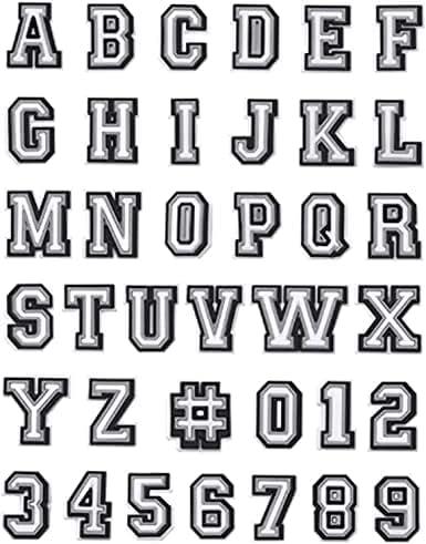 Alphabet & Numbers Croc Charms