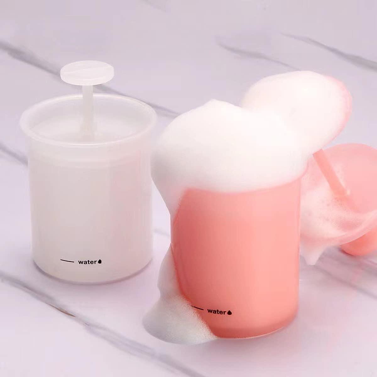 4 Pcs Facial Foamer Face Foam Maker Marshmallow Whip Maker Skincare Tools  Facial Cleansing Tool for Face Wash Gift for Her,Multicolor