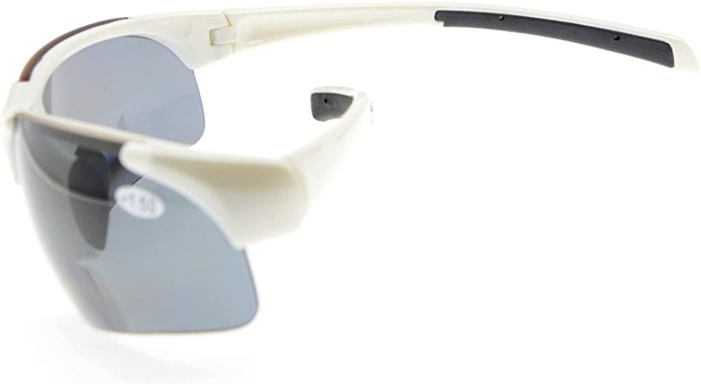 Eyekepper Polycarbonate Half-Rimless Polarized Sport Sunglasses TR90  Unbreakable