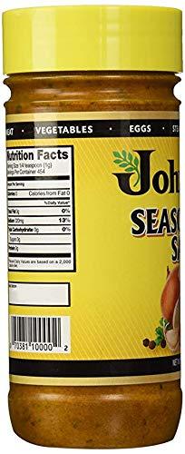  Johnny's Seasoning Salt, 8.5 oz (Pack of 6) : Grocery &  Gourmet Food