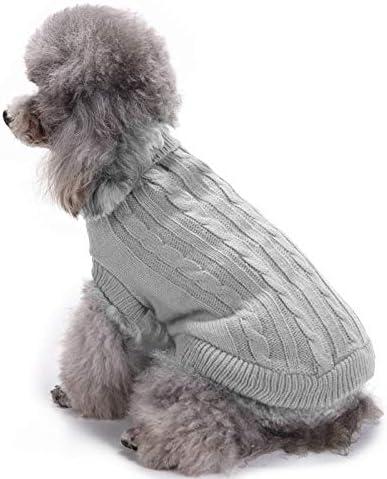 Bwealthest Dog Sweater, Warm Pet Sweater, Dog Sweaters for Small Dogs Medium Dogs Large Dogs, Cute Knitted Classic Cat Sweater Dog Clothes
