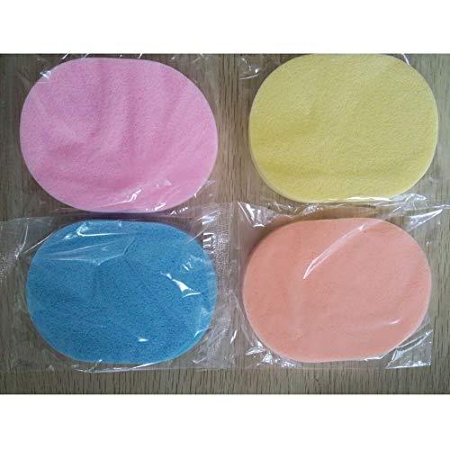 6 PCS Colorful Wash Face Sponge, Facial Cleansing Sponge Face Makeup Wash  Pad, Oval Shape Cleaning Sponge Powder Puff(Color Random)