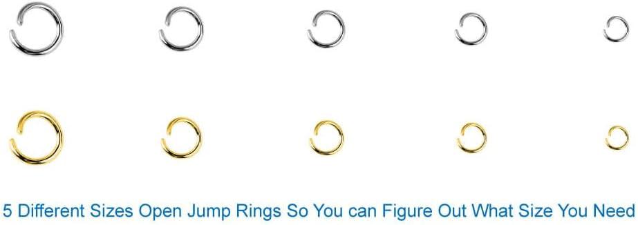Jump Rings for Jewelry Making Supplies and Necklace Repair with