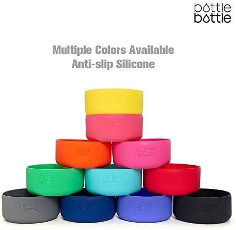 Hydro Flask Protective Silicone Boot Anti-Slip Bottom Sleeve Cover for  Water Bottle Compatible with Hydro Flask, MIRA, Simple Modern and Iron  Flask Water Bottles